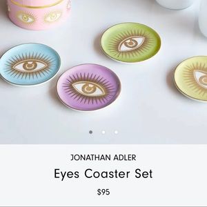 Jonathan Adler “Le Wink” Porcelain Coasters